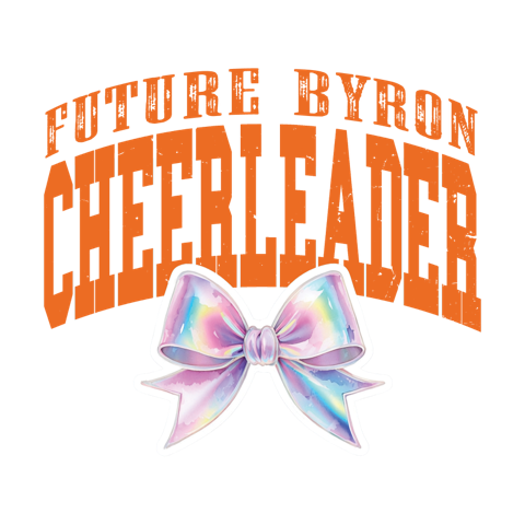CHECK THIS NEW DESIGN OUT - FUTURE BYRON CHEERLEADER DESIGN IS ON SALE NOW!