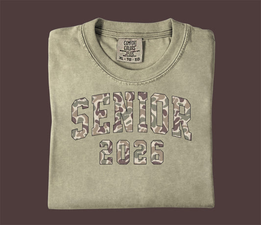 2026 BYRON CAMO SENIOR CLASS TEES - 2 DESIGNS TO START YOUR FINAL BHS YEAR