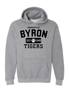 PROPERTY OF BYRON TIGERS EST 1949 MERCH - YOUTH SIZES