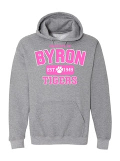 PROPERTY OF BYRON TIGERS EST 1949 MERCH - ADULT SIZES