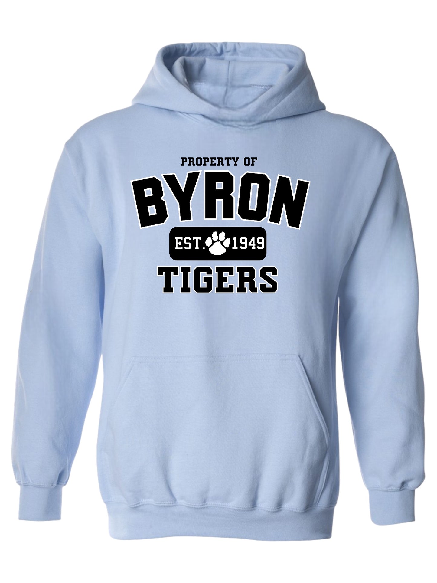 PROPERTY OF BYRON TIGERS EST 1949 MERCH - YOUTH SIZES