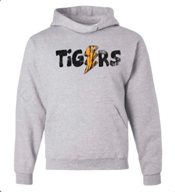 BYRON TIGERS MERCH IN YOUTH & ADULT SIZES - ASH OR SPORT GRAY APPAREL